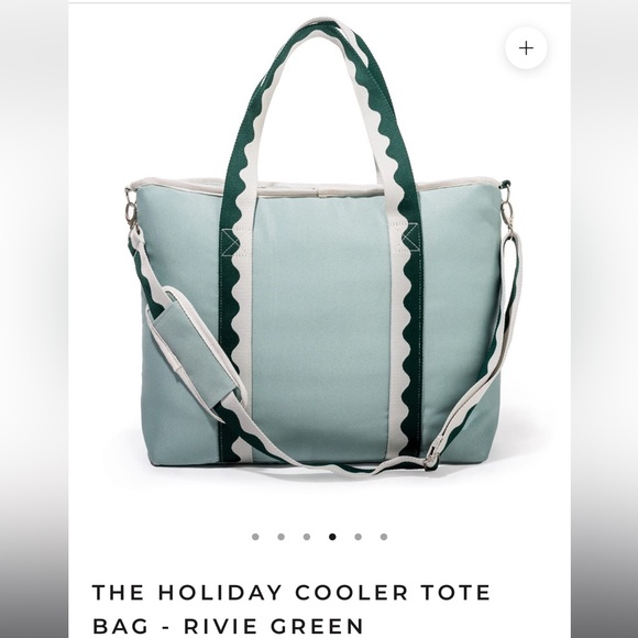 NWT- Business‎ & Pleasure- THE HOLIDAY COOLER TOTE BAG - RIVIE GREEN - Picture 6 of 11